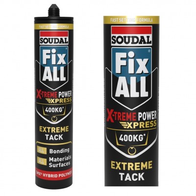 Soudal Fix ALL X-TREME Express 400kg Super Strong Fast Adhesive 154560