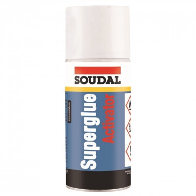 Soudal Super Glue Superglue Adhesive Activator 200ml 114746