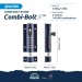 Squires Combi 5 Recodeable  Combination Locking Door Bolt Black Blue