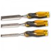 Stanley Fatmax Thru Tang 3pc Bevel Edge Wood Chisel Set 2-16-268