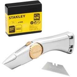 STANLEY Retractable Pro Titan RB HD Knife inc 100 Blades FMHT10122-0 STANLEY Retractable Pro Titan RB HD Knife inc 100 Blades FMHT10122-0