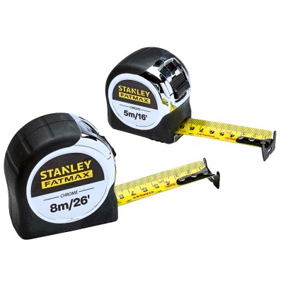 Stanley FatMax FMHT43041 Tape Measure 8m 5m Twin Pack