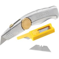 Stanley 0-10-819 Swivel Retractable Blade Trimming Knife inc 10 Blades STA010819 Stanley 0-10-819 Swivel Retractable Blade Trimming Knife inc 10 Blades STA010819