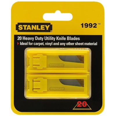 Stanley STA198460 1992 Utility knife Blades in Dispenser 20 Blades 2 x 10pk 1-98-460