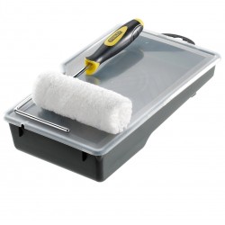 Stanley Maxfinish Mini Rad Paint Roller and Tray with Lid STRLMS00