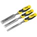 Stanley Dynagrip Bevel Edge Wood Chisel 12mm 18mm 25mm Set STA516359