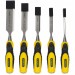 Stanley Dynagrip Wood Chisel Set 6 12 18 25 and 32mm STA216885