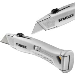 Stanley FMHT10505 Retractable Pro Utility Knife with 10 Blades XMS25PROKNIF Stanley FMHT10505 Retractable Pro Utility Knife with 10 Blades XMS25PROKNIF