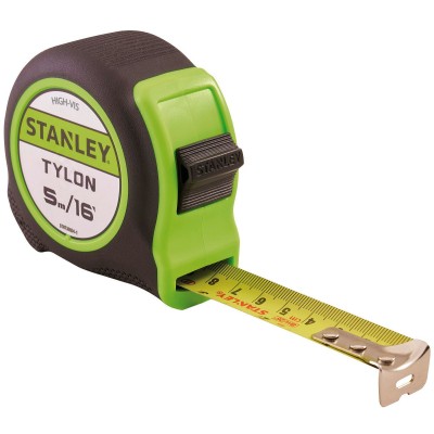 Stanley Hi Vis 5 Metre Tape Measure Green STA130602HG