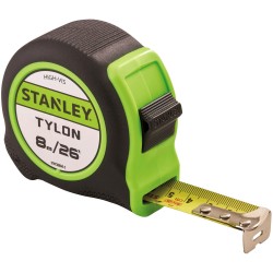 Stanley Hi Vis 8 Metre Tape Measure Green STHT30604HG