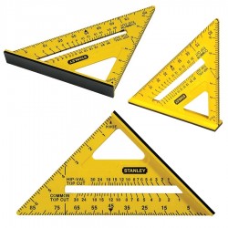 Saw Guide Protractor 185mm x 182mm x 258mm Aluminium Alloy Roofing Square 
