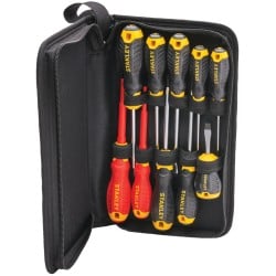 Stanley Screwdriver Mixed 10pc Set STHT60035-9 XMS25SDSET10 Stanley Screwdriver Mixed 10pc Set STHT60035-9 XMS25SDSET10