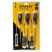 Stanley STA598001 Cushion Grip Mixed Screwdriver 6pc Set 5-98-001