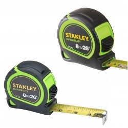 Stanley XMS21TAPE8 Hi Vis 8 Meter Tape Measure Green STHT30604HG