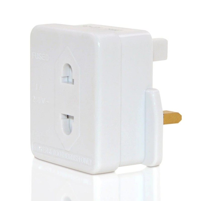 Status Electric Shaver Plug 2 Pin Socked Adapter ST139 Sealants and Tools Direct