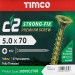 Timco C2 Strong Fix Premium Multi Use Pozi Screw 5.0 70mm 50070C2TUB