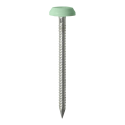 Poly Top Pins Nails Stainless Steel Plastic Head 250 x 30mm - Chartwell Green
