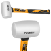 Tolsen Small Head White Rubber Mallet Fibreglass Handle 225g 25173