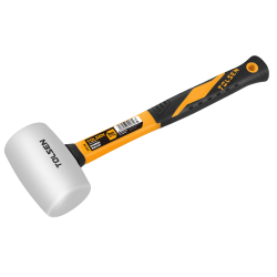 Tolsen Small Head White Rubber Mallet Fibreglass Handle 225g 25173