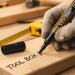 Tolsen Workers 2mm Permanent Black Marker Pen 42025