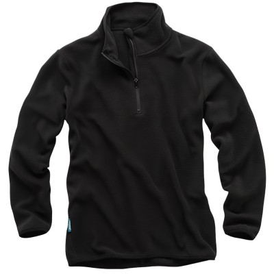 Tough Grit 1/4 Zip Fleece Black Extra Large XL THC00288