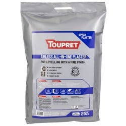 Toupret Airless All in One Spray Plaster 25kg Bag TTAIRR25GB