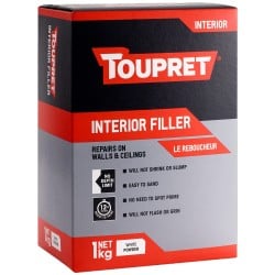 Toupret Decorators Interior Filler 1kg TTREB701GB