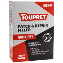 Toupret Decorators Patch & Repair Filler Quick Dry 2kg FGREB02GB