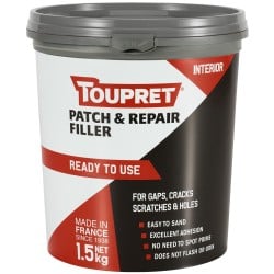 Toupret Decorators Patch & Repair Filler Ready to Use 1.5kg FGRP1.5GB
