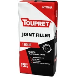 Toupret Plasterboard Joint Filler 1 Hour Jointing 15kg FGJ1H15GB