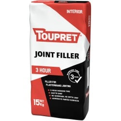 Toupret Plasterboard Joint Filler 3 Hour Jointing 15kg FGJ3H15GB