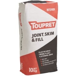 Toupret Plasterboard Joint Skim & Fill One Coat 10kg FGBJ10GB