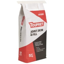Toupret Plasterboard Joint Skim & Fill One Coat 5kg FGBJ05GB