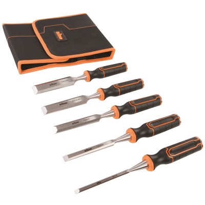 Triton Tools Wood Chisel 5 Piece Pouched Set 823149 TWCS5 