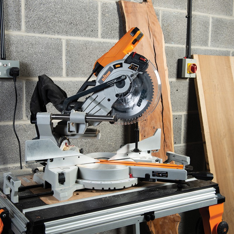 Triton Tcms254 Power Sliding Compound Mitre Saw 254mm 1800w 524891