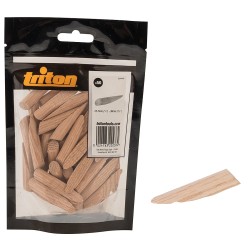 Triton Pocket Hole Wood Wooden Plugs Oak 50pk 534466