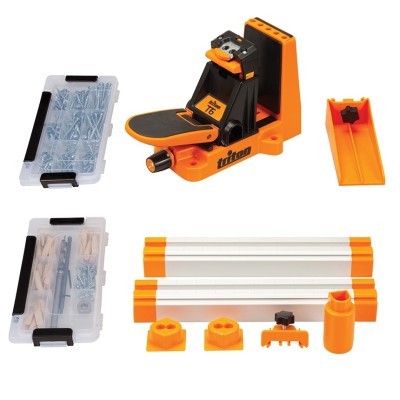 Triton T6PHJM T6 Bench Mounted Pocket Hole Jig 12 Piece Kit 785243