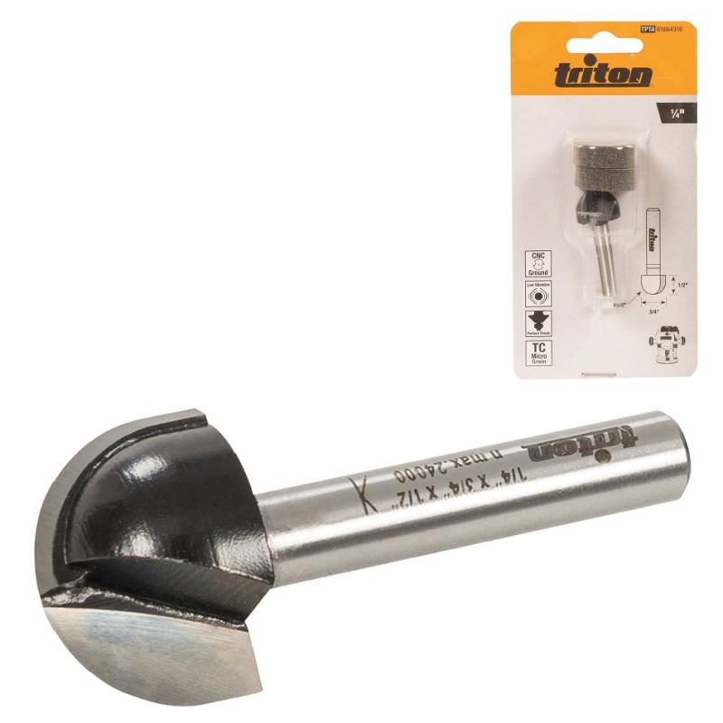 Triton Core Box Wood Router Bit 1/4" 884310 Sealants and Tools Direct