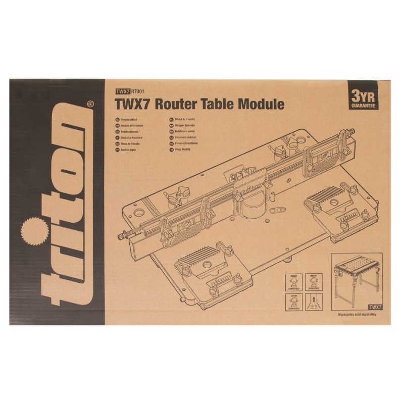 Module table de défonceuse pour TWX7 - TWX7RT001 - Réf. 265709