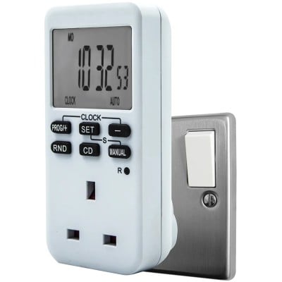 UNI-COM Easy Read Electric Wall Plug UNICOM Digital Timer TEE-23 UNC67382