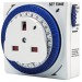 Uni-com Easy Set Segment 24hr Electric Wall Plug UNICOM Timer TE-10 UNC55297