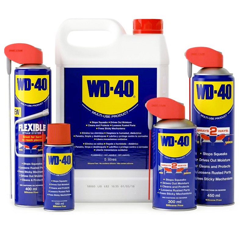 WD40 Multi Use Sprayable Lubricant Liquid 5 Litre 44506 inc Spray Bottle