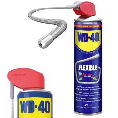 WD40 Multi-Use Smart Flexible Straw Maintenance Aerosol 400ml WD-40 44688