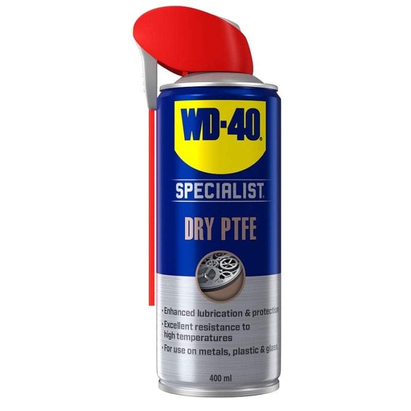 WD40 Specialist DRY PTFE Lubricating Spray Aerosol 400ml WD40 44394