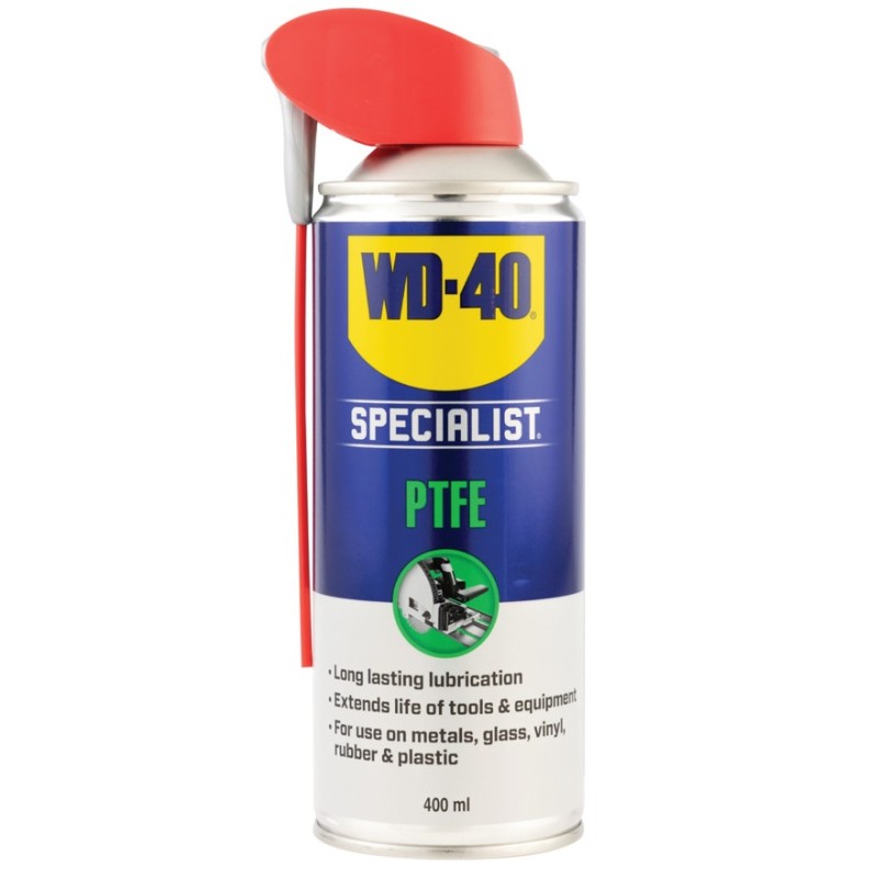 WD40 Specialist PTFE Long Lasting Lubricating Spray Aerosol 400ml WD40