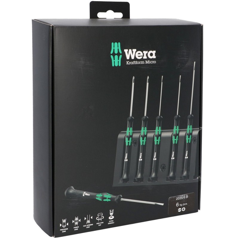 Wera 2035/6 B Micro Precision Screwdriver Set 05118152001 Sealants