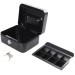 Silverline Key Metal Cash Money & Valuables Lockable Box 795764