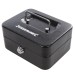 Silverline Key Metal Cash Money & Valuables Lockable Box 795764