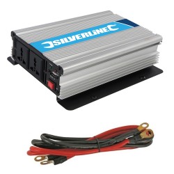Silverline 12v Battery Power Electric Inverter 1000 Watt 168754