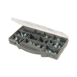 Fixman Hose Clip Zinc Plated Mixed Set 10mm to 38mm 138252